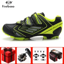 Tiebao Cycling shoes sapatilha ciclismo mtb SPD pedal set bicicleta men sneakers women self-locking bicycle mountain bike shoes