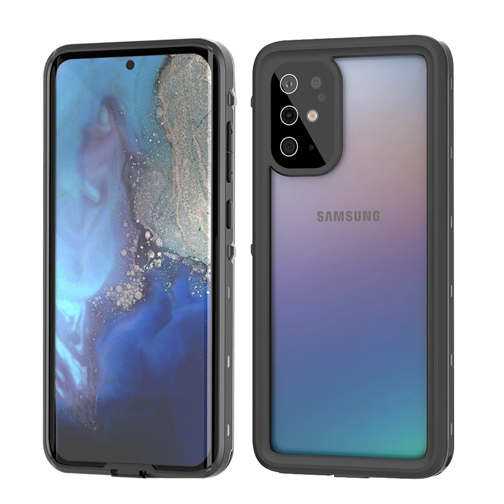 Водонепроницаемый чехол для Samsung Galaxy S20 степень защиты 360 градусов прозрачный