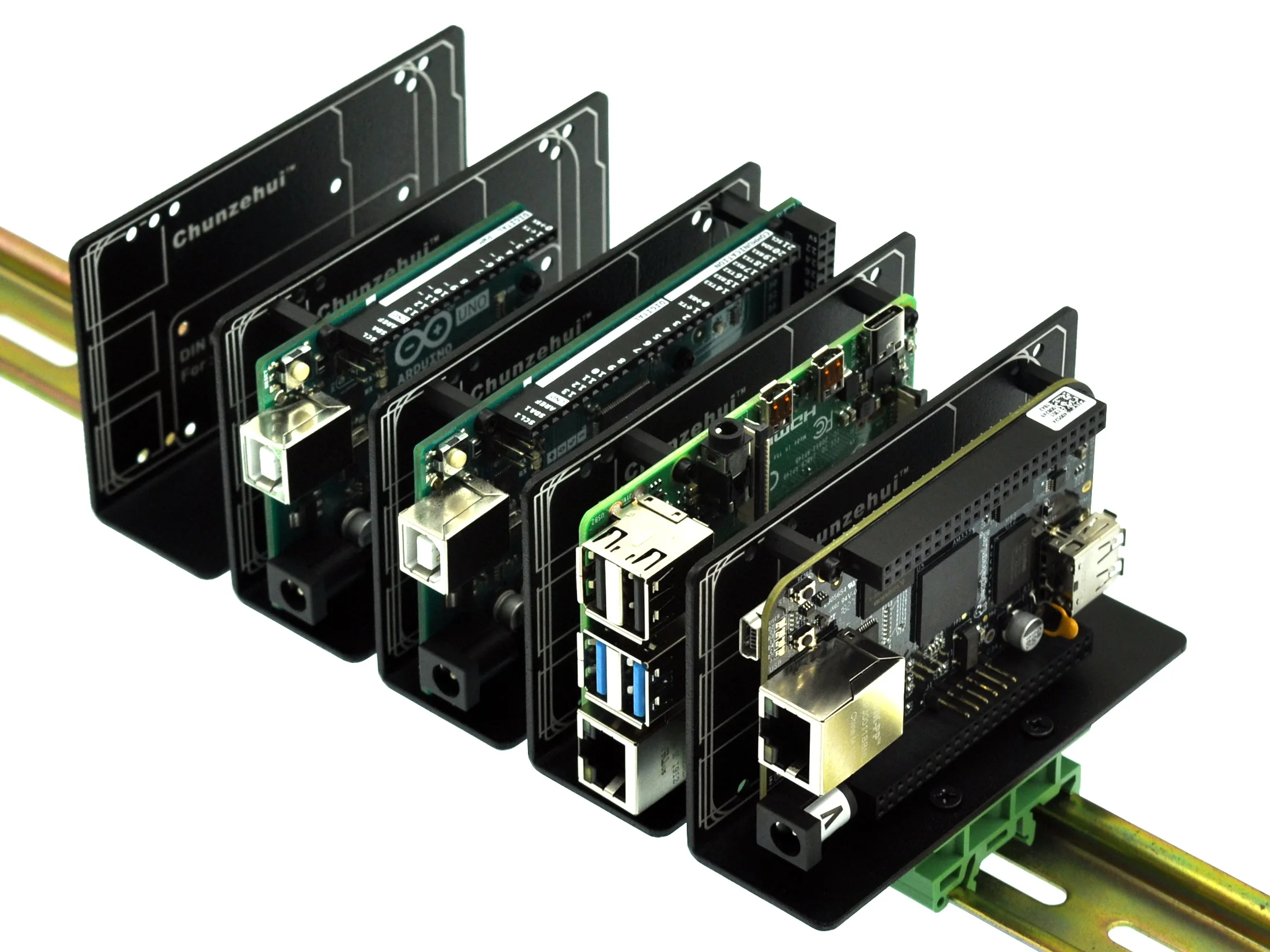 DIN рейка кронштейн для Raspberry Pi 2 3 B+ Zero UNO MEGA