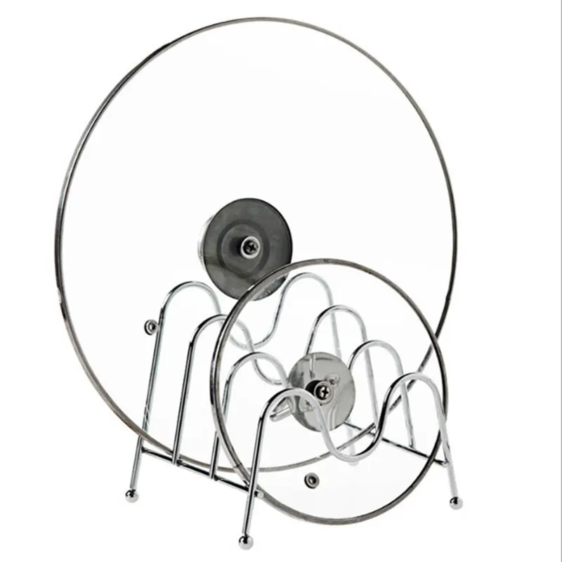 Кухонная сковорода Многоуровневая полка с крышкой для горшка подставка посуды