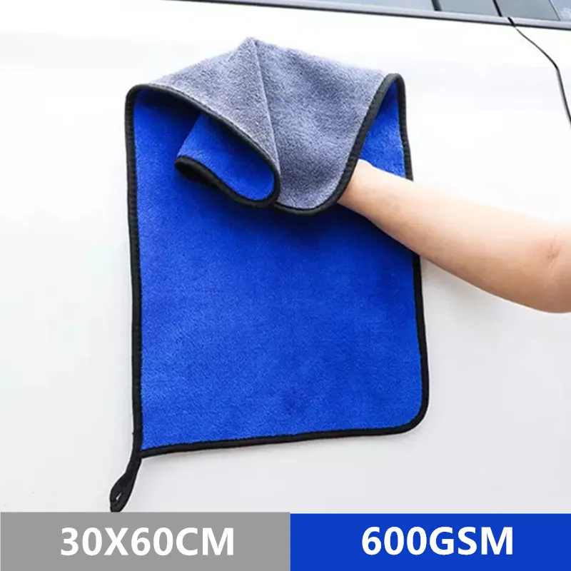 Paño de limpieza de microfibra para coche, paño de limpieza de microfibra, Coral, trapos de limpieza automática, superabsorbente, eficiente