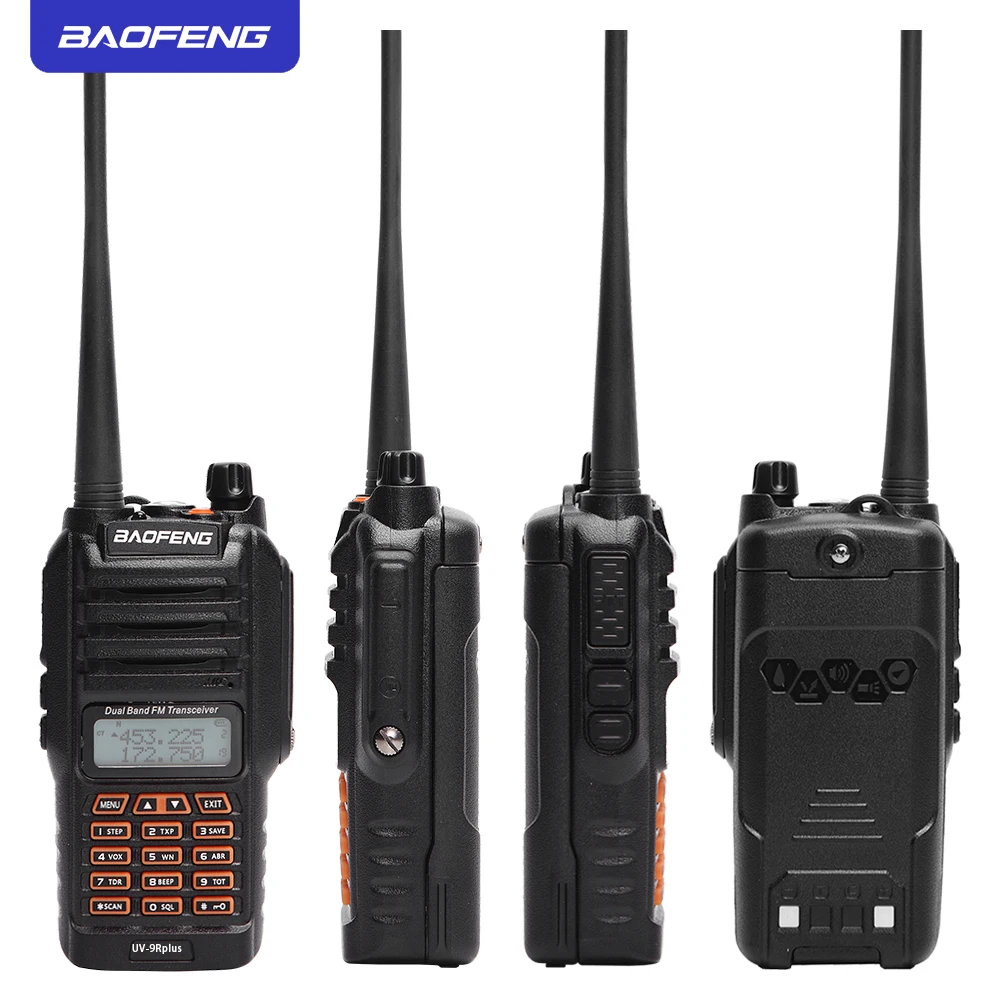 UV9r upgrade Baofeng UV9R Plus Waterproof Anti Dust Walkie Talkie IP67 8W Two Way Radio 5km 3