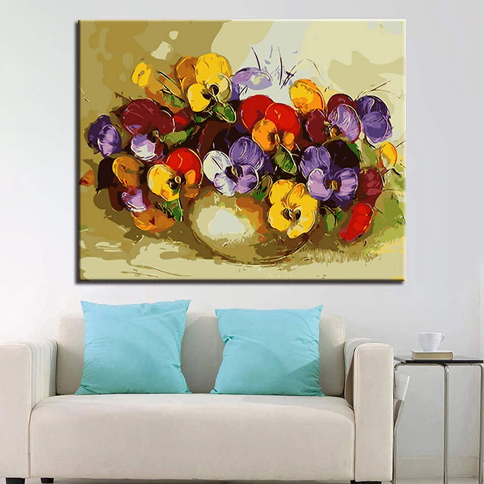 

Colour is waning. DIY Painting By Numbers Kits Calligraphy Painting Acrylic Paint By Number For Home Decoration A work of art