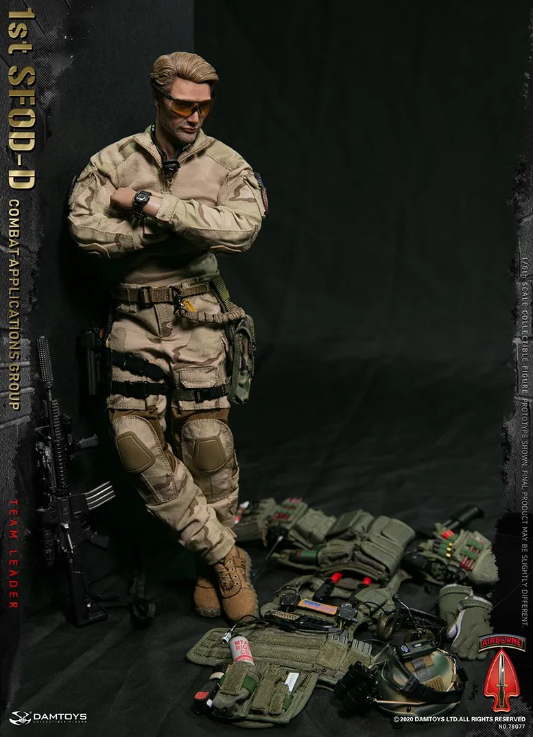 Плотины игрушки 78077 US 1st SFOD D боевой группы применений руководитель 1/6 рисунок|1/6