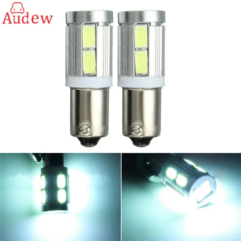 2 шт. BAX9S H6W 10SMD автомобисветильник поворотный сигнал светодиодный льные