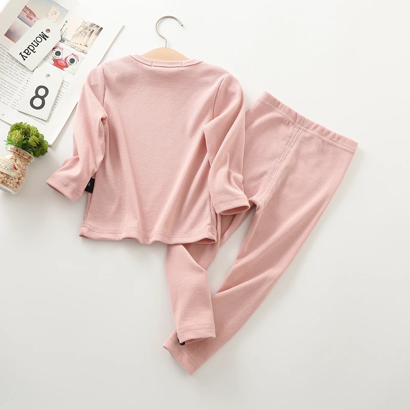 New Fashion Baby Girl pajamas For Kids Boys Children Clothes Autumn Winter Toddler Set Pink Soft Comfortable Long sleeve 7 Years (11)