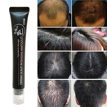 

Pro 20ml Hair Loss Essence Hair Growth Serum Derma Scalp Intensive Ampoule Triple Roll Massager Fast Regrow Hairline new