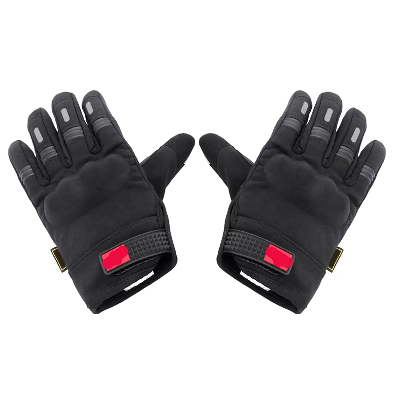 

1pair Summer Motorcycle Riding Gloves Waterproof Breathable Full Finger Gloves Motocross/Motorbike Touch Screen Anti-fall Gloves