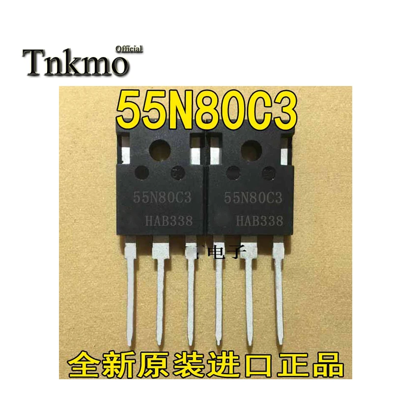 5PCS SPW55N80C3 TO-247 55N80C3 55N80 TO247 54.9A 800V Power MOSFET Transistor free delivery | Электроника