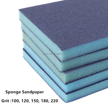 

1Pc High Quality Polishing Sanding Sponge Block Pad Set Sandpaper Assorted Grit Abrasive Tools Sandpaper Sanding Discs 100to220#