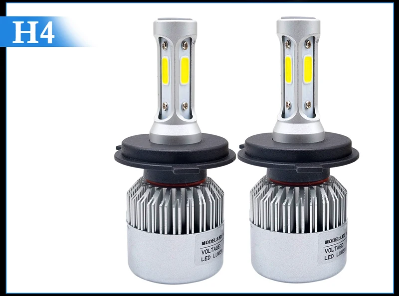 2 Шт. H11 LED H1 H7 H4 HB4 H3 H8 H27 HB3 H27 9005 9006 881 Светодиодные лампы для автомобильных фар 72W 8000LM Авто Лампа накаливания 6500K 12V Лампа