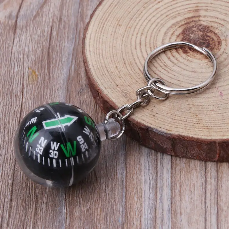 Survival Compass Portable Button Shape Small Mini Survival Compasses for Outdoor Camping Hiking North Navigation 1PC 20mm
