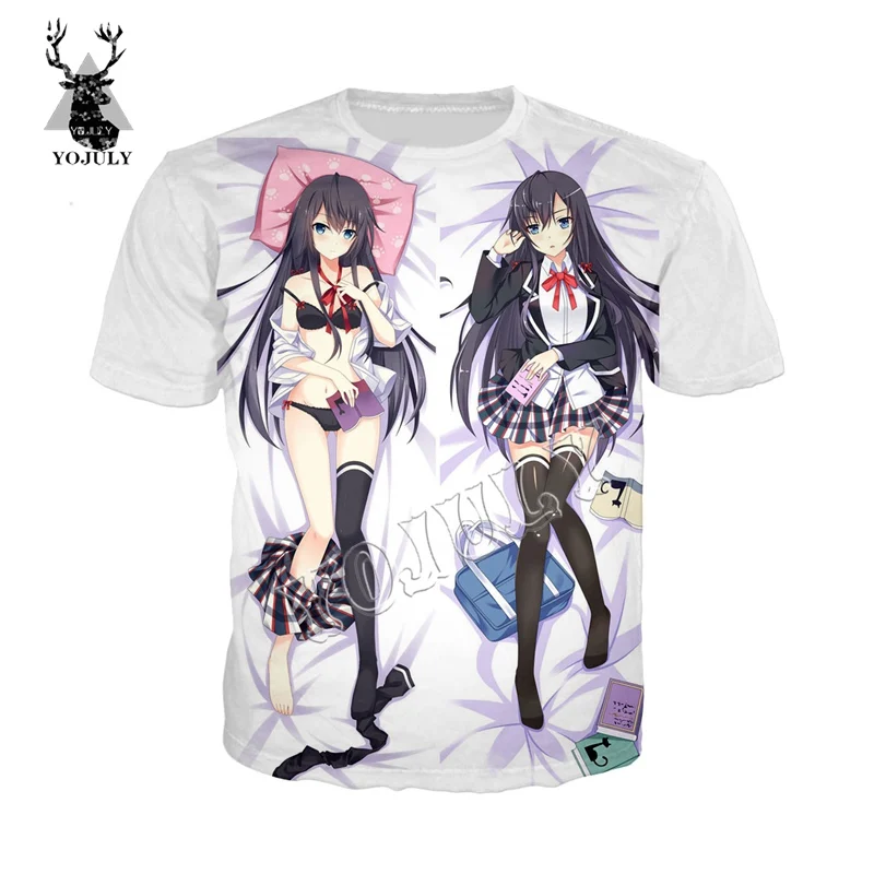 YOJULY аниме Love Live 3D напечатанная Мужская футболка женская модная повседневная футболка s унисекс Новинка уличная забавная футболка Топы T46