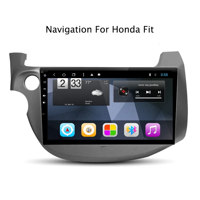 Top Octa Core Android 8.1 Car DVD GPS Navigation For Honda Fit 2008-2013 Radio Stereo with Mirror Link 0 Top Octa Core Android 8.1 Car DVD GPS Navigation For Honda Fit 2008-2013 Radio Stereo with Mirror Link 0