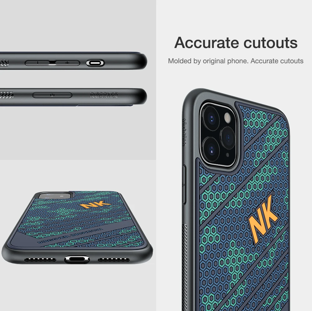 Для iPhone 11 Pro Max чехол NILLKIN Striker чехол PC светоотражающий спортивный стиль задняя крышка для Apple iPhone 11 PRO MAX/11 PRO/11 чехол