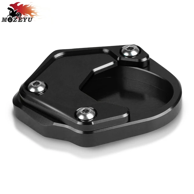 Side Stand Enlarge Kickstand Fit For KAWASAKI VERSYS650 VERSYS 650 2010-2019 2018 Motorcycle Accessories Sidestand Foot Enlarger 4 BK-BK