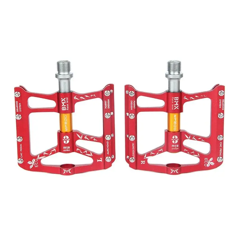 Bike Pedals MTB Accessories BMX 3 Sealed Bearing Bicycle Pedal Aluminum Alloy Anti slip Road