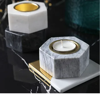 

Tobs Candle Holders Marble Candlestick Flower Vase Table Centerpiece Event Flower Rack Road Lead Wedding Decoration