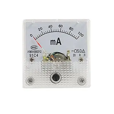 

Class 5 Accuracy DC 0-100mA Current Panel Ammeter 91C4