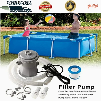 

Reusable Electric Swimming Pool Filter Pump Practical Swimming Pool Filter Water Purifier Easy Install Filter Pump Cleaning Tool