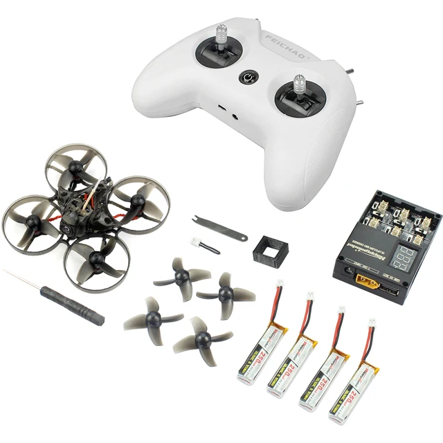 FEICHAO LiteRadio OpenTX 2.4G 8CH Radio Transmitter with Mobula7 Crazybee F3 FPV Drone BNF Frsky Standard/Basic Version