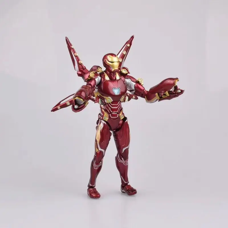 Marvel Мстители 4 эндигра SHF Железный человек MK50 нано набор оружия 2 фигурки модель игрушки кукла рождественский подарок