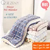 Dog Mat Dog Bed Thickened Pet Cat Soft Fleece Pad Blanket Bed Mat Cushion Home Portable Washable Rug Keep Warm Pet Supplies 1