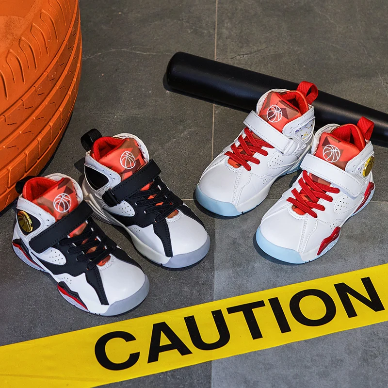 Children's Basketball Shoes Boys Sneakers Outdoor Trainers Non-slip Kids Sport Shoes kids sneakers,sports shoes,kids sports shoes,kids shoes