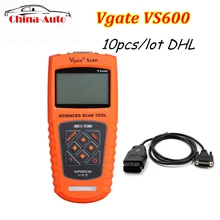 Заводская цена 10 шт./лот Vgate VS600 Автомобильная может ODBII OBD2 код читателя инструменты для сканера VS 600 автомобиля диагностический инструмент DHL