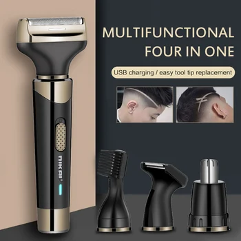 

Rechargeable Hair Clipper For Men Waterproof Wireless Electric Shaver Beard Nose Ear Shaver Hair Trimmer Corner Razor Haircut