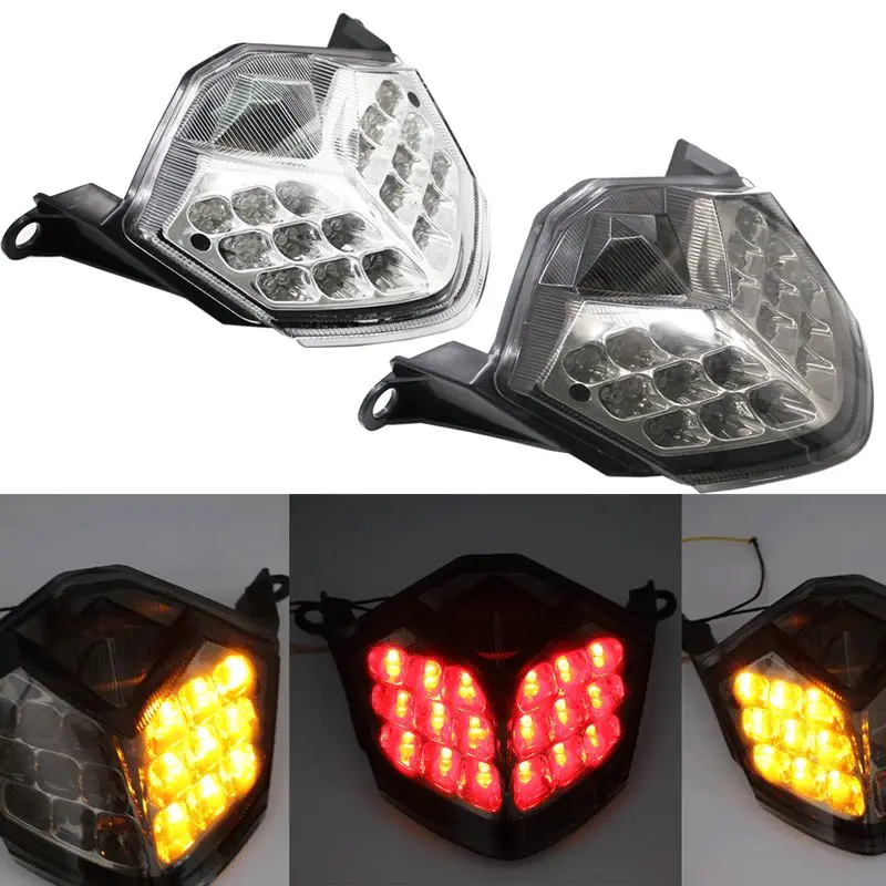 

Rear Tail Light Brake Turn Signals LED Light For Kawasaki Z750 2007-2012/Z1000