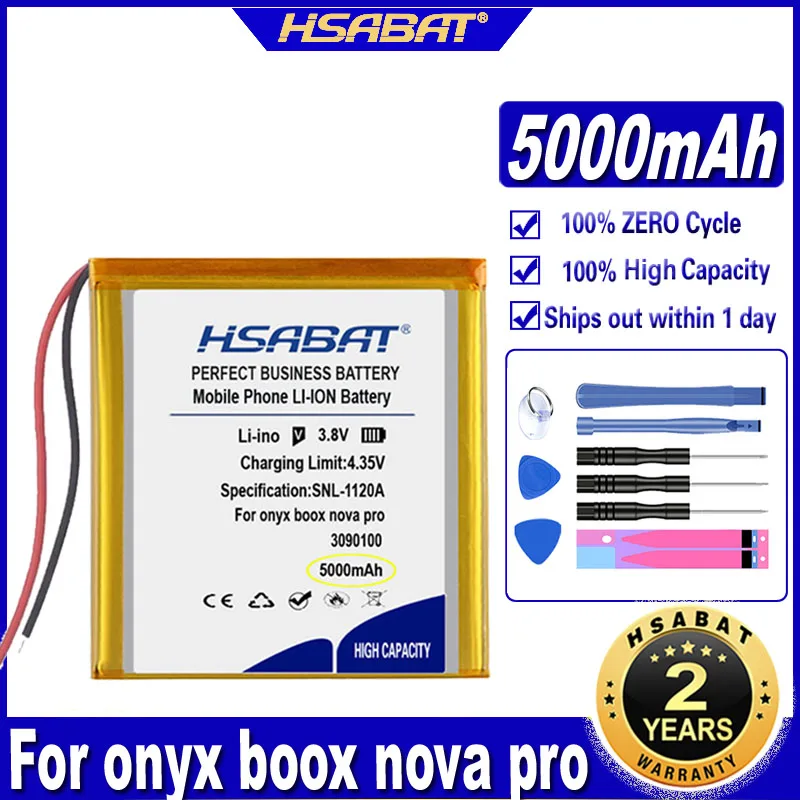 Аккумулятор HSABAT Boox Nova Pro 5000 мАч для аккумуляторов Onyx | Мобильные телефоны и