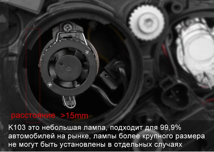 CARLitek 4 сторонний светодиодный H7 H4 Led Turbo 12 в автомобильный Автомобильный головной светильник лампа H 11 Led HB4 HB3 H7 H8 противотуманный головной светильник 6500K