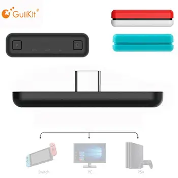 

GuliKit NS07 Route Air Wireless Bluetooth Adapter Audio USB-C Transmitter for the Nintendo Switch / Switch Lite PS4 PC Game