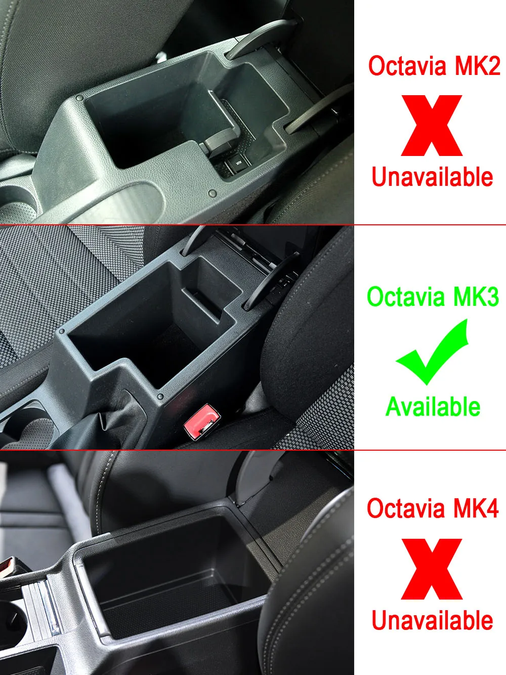 Skoda Octavia 3 MK3 A7 5E VRS RS ޺ īƮ 230 245 ڵ ߾  ܼ  Ȱ ȭ  