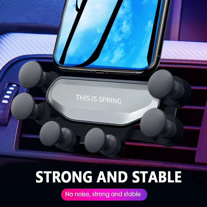 

Gravity Car Phone Holder For Samsung S10 iphone X Xs Max Car Holders For Xiaomi Huawei Mobile Phone Stand Car Air Vent Mount