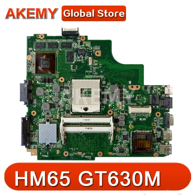 AKEMY K43SM материнская плата ноутбука для ASUS X43S A43S K43S A83S A84S K43SJ K43SV 100% OK HM65