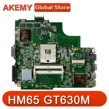 

AKEMY K43SM laptop Motherboard For ASUS X43S A43S K43S A83S A84S K43SJ K43SV Mainboard 100% OK HM65 GT630M