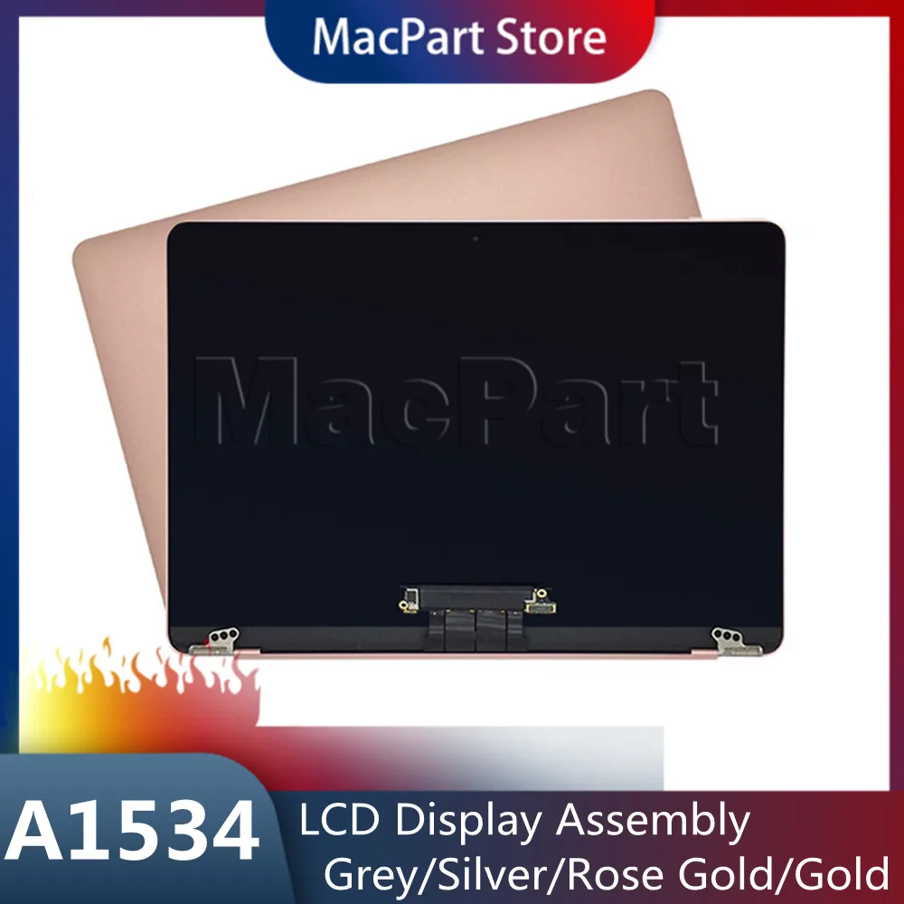 Grey-Silver-Rose-Gold-Gold-Color-for-Macbook-Retina-12-A1534-LCD ...