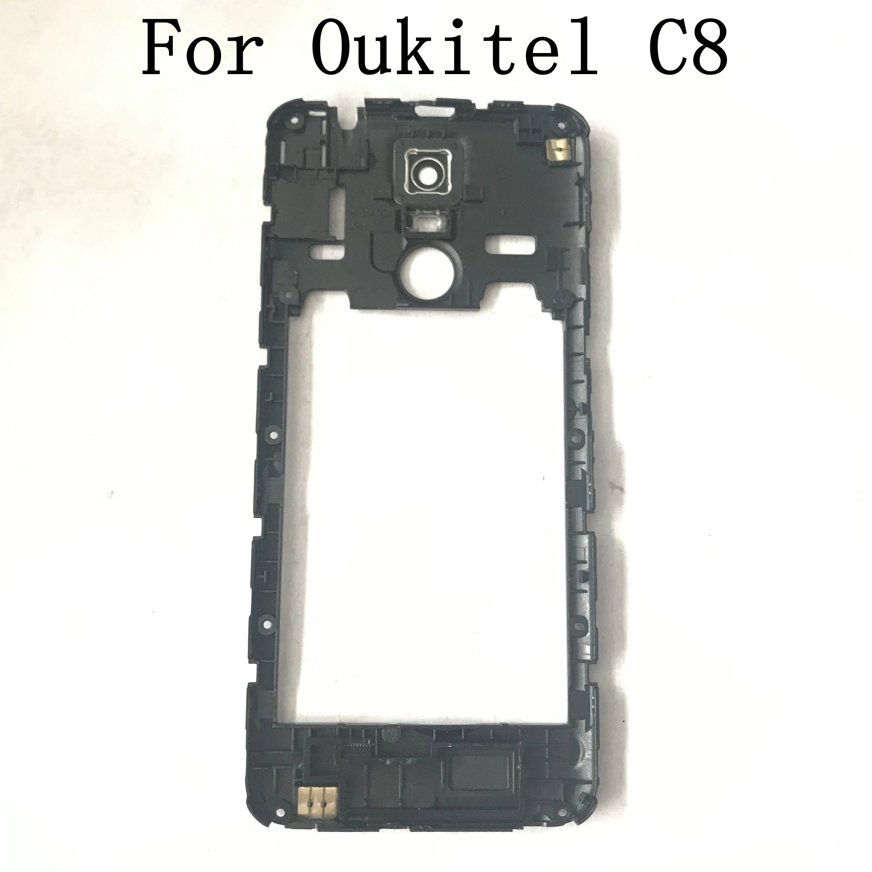Чехол для Oukitel C8 б/у задняя рамка чехол + стеклянный объектив камеры деталь