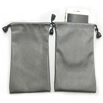 

Mobile Power Bag Waterproof Leather Selfie Stick Beam Velvet Bag Mobile Phone Charging Treasure Storage Bag