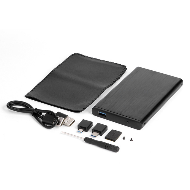 Laptop PC 2.5 inch USB 3.0 External Hard Drive Disk Box USB 2.0 Support 10TB HDD SSD Mobile Enclosure Case