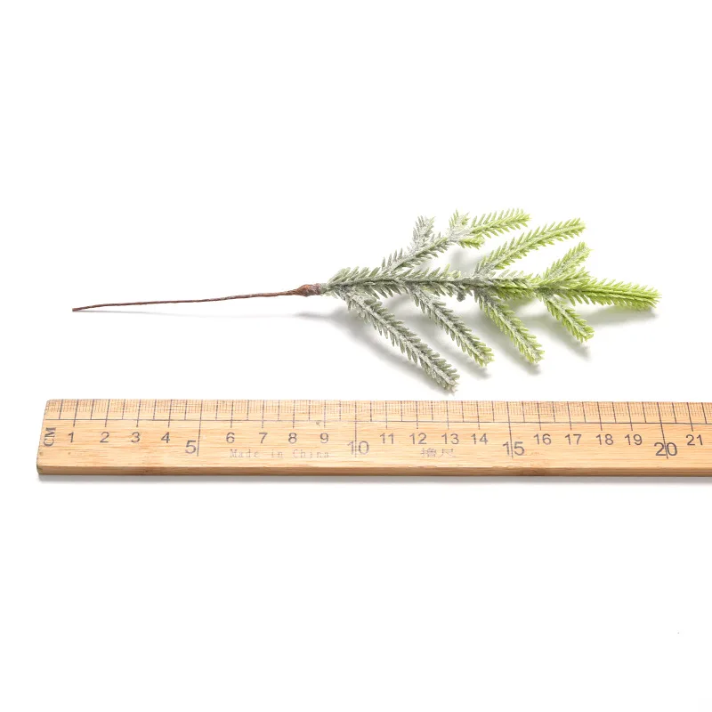 

5 Bunch Artificial Cypress Pine Branch Simulation Green Fern Plant Potted Fake Plastic Pine Needle Bouquet DIY Home Garden Decor