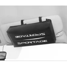 Автомобильный солнцезащитный козырек коробка для ткани для KIA Sportage авто зажим держатель бумажная салфетка автомобильные аксессуары