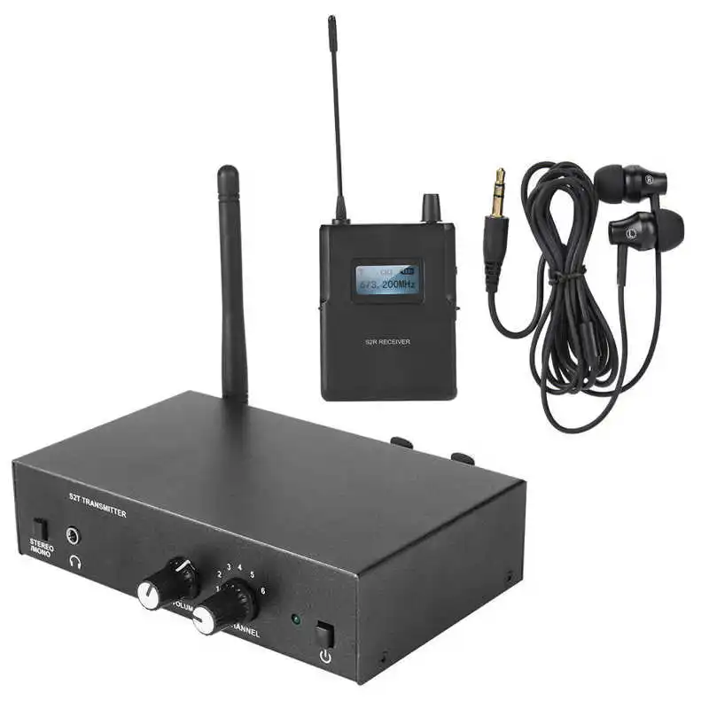 Беспроводная стерео система монитора для ANLEON S2 UHF внутриканальная 670 680 МГц 100 240 В