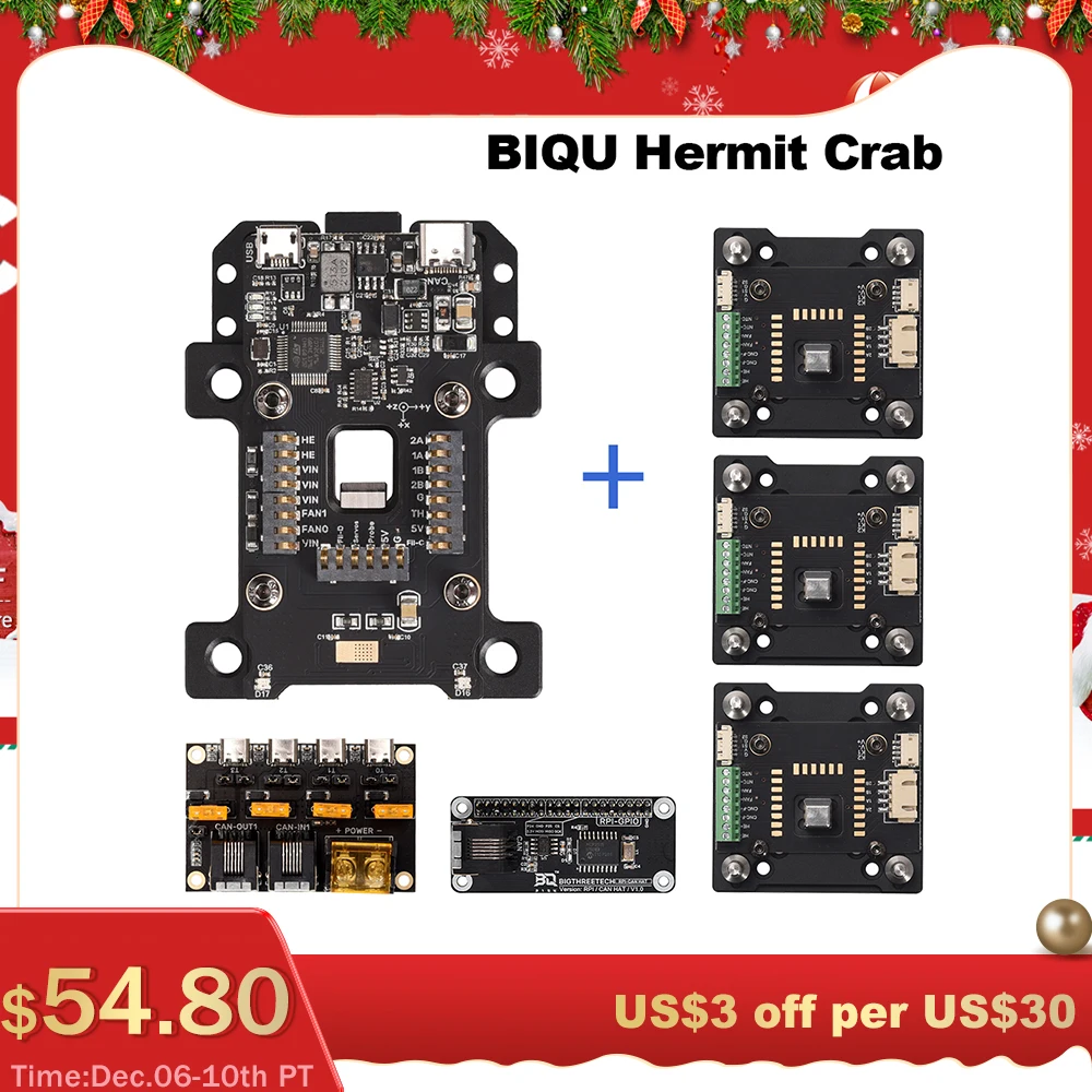 Набор банок BIQU Hermit Crab Hotend сменный инструмент детали для 3D-принтера BLTouch E3D MK8 H2