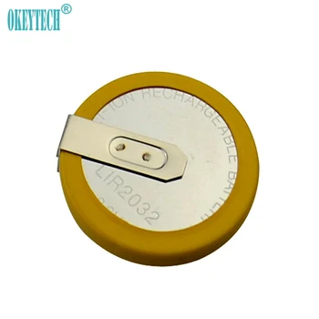 

OkeyTech Rechargeable LIR 2032 Battery 3.6V For BMW key e46 e39 e36 e38 e34 Remote Car Key Shell Cover Case Brand Button Battery