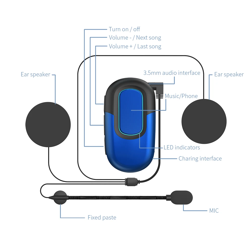 bluetooth-гарнитура-c35-водонепроницаемая-и-Солнцезащитная-панель-пульт-дистанционного-управления-для-верховой-езды-с-шумоподавлением