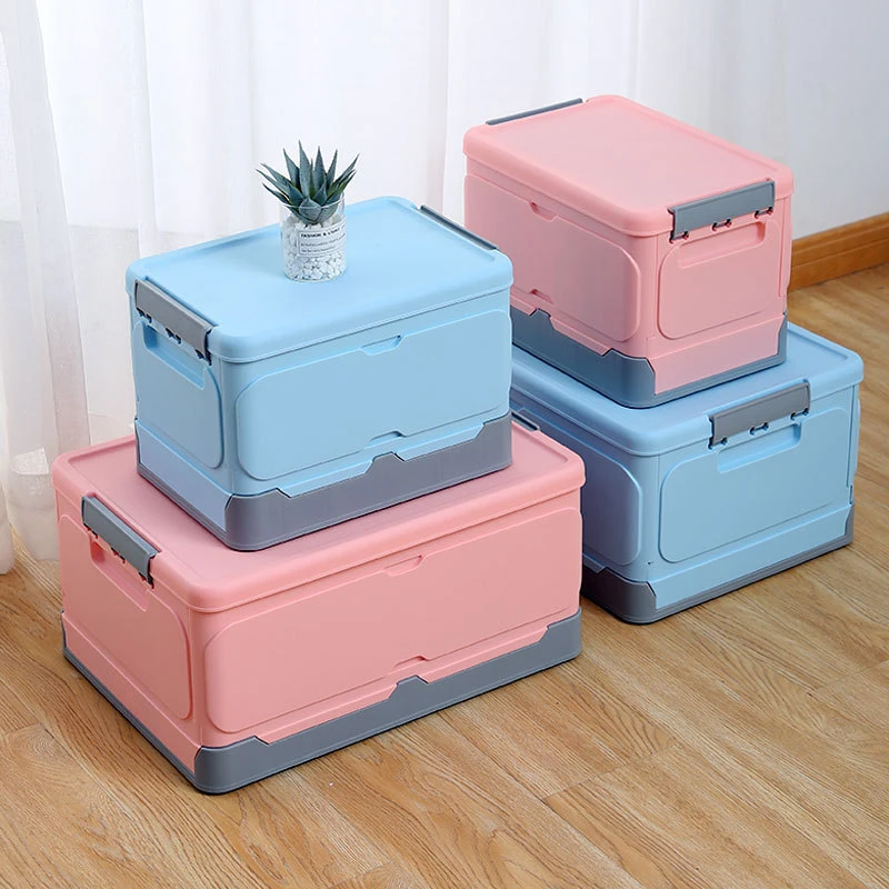 Foldable Outdoor Storage Bag Clear Cube Storage Bins Folding Storage Box  With Handle Cube Storage Bin For Home Office Camping - Picnic Bags -  AliExpress