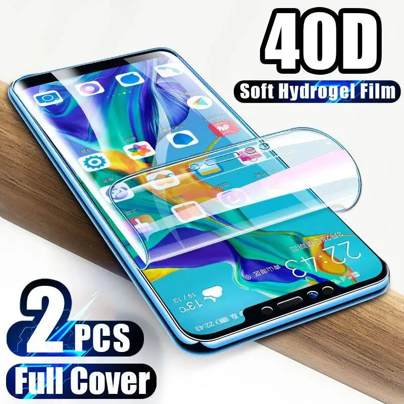

2-1Pcs Full protective Hydrogel Film For Huawei P30 P20 Pro Screen Protector For Huawei Mate 20 10 Lite P smart 2019 Glass Film